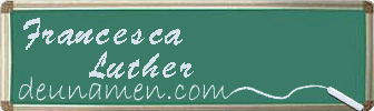 Francesca Luther Visitenkarte